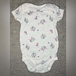 Baby’s Floral Onesie